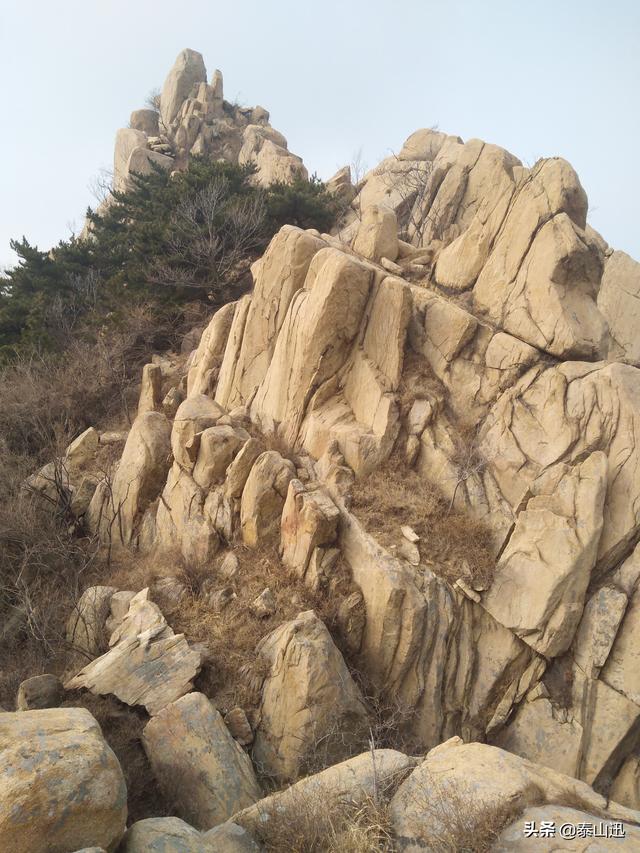 驢行泰山之黃崖山西山梁橫嶺