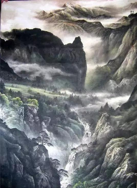 国色山水画插图