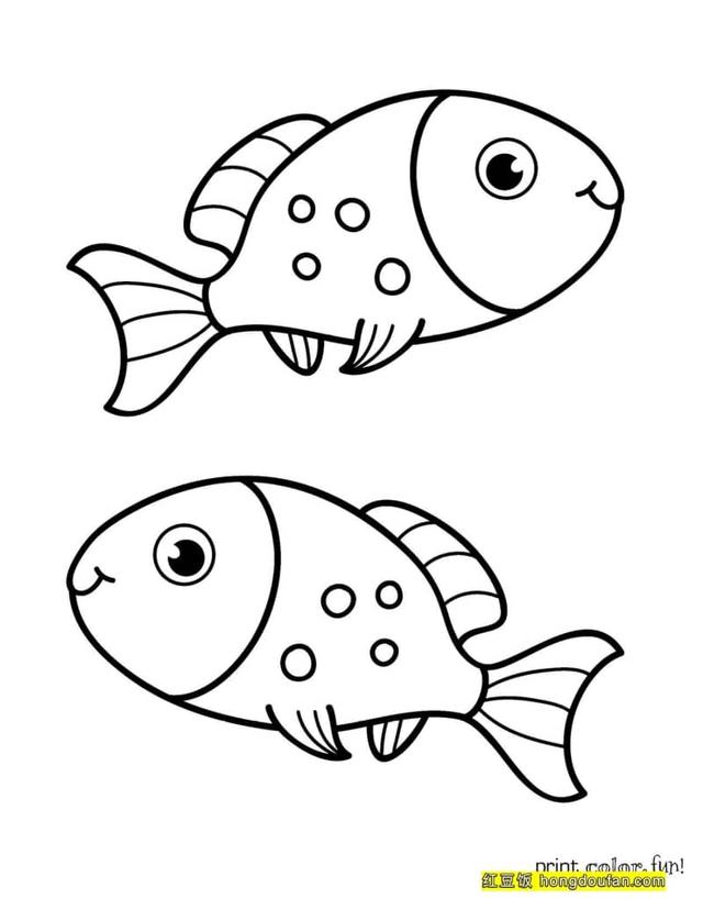 河豚的简笔画怎么画,刺豚三角鱼河豚要如何画