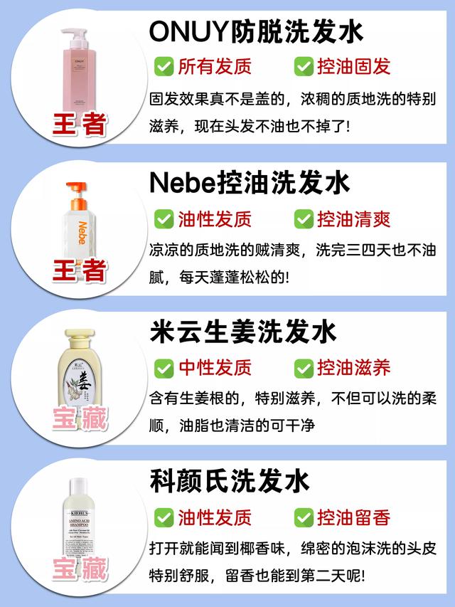 互联网公认好用洗发水大曝光，其中几个国货洗发水实力吊打清扬