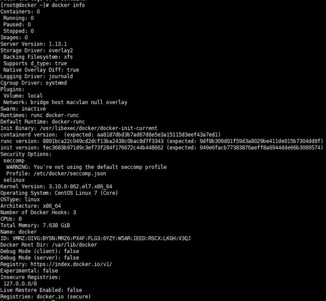 Linux环境中Docker容器安装与使用（一）