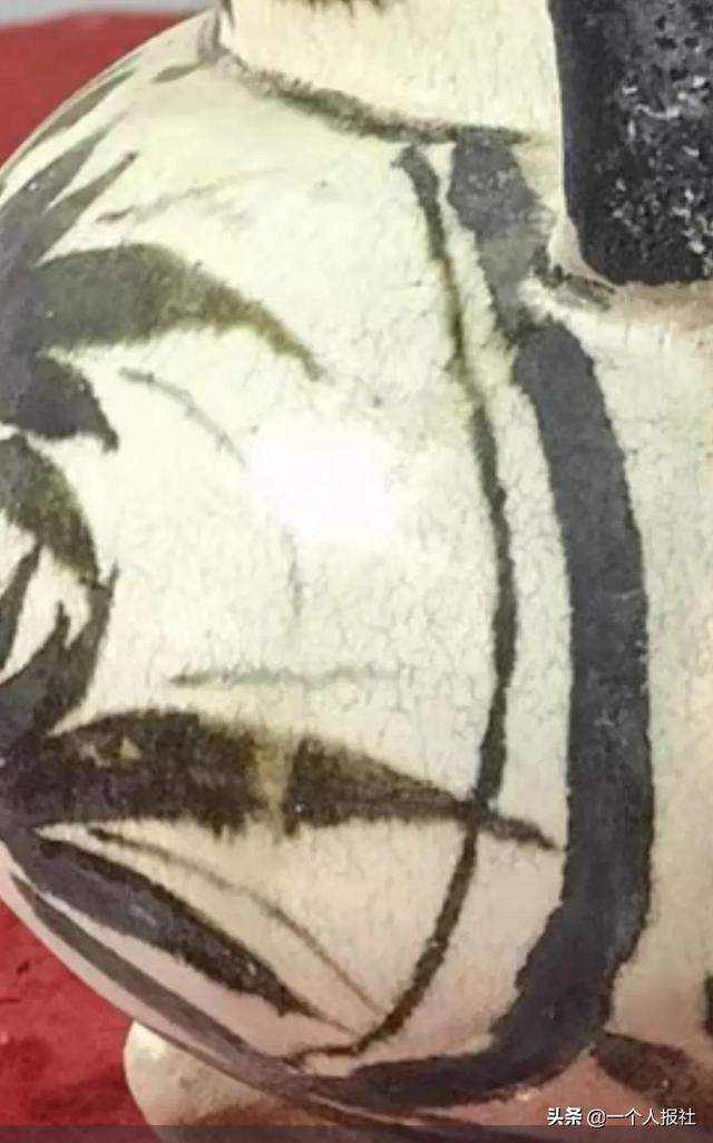 瓷上有诗画，笔墨有润散的宋元磁州窑