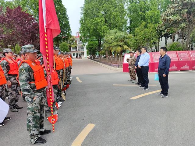 唐河县桐河乡：民兵汛前应急演练 筑牢汛期安全防线