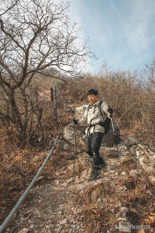 北京徒步登山：房山藥王谷-櫻桃谷登山步道環穿，山野冬季蕭瑟美