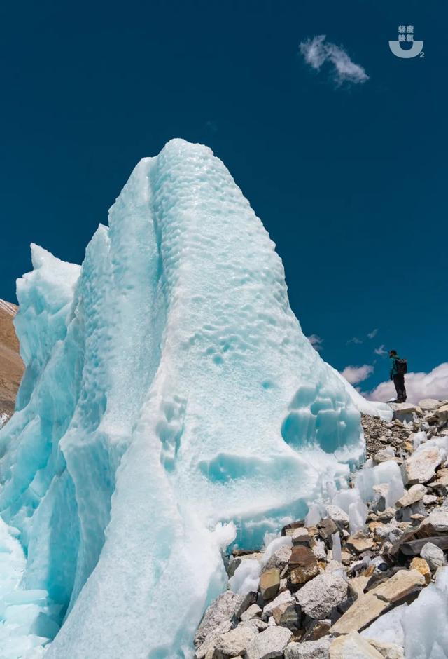 绒布冰川,珠峰脚下的冰封塔林,少有人见到的风景
