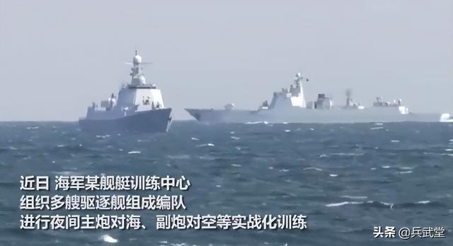 一天入列三艘万吨级国产舰艇？总计达6万吨，超过英国现役驱逐舰