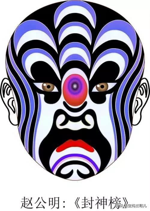 脸谱颜色含义及代表人物(京剧脸谱图片大全48张) - 吉谋号