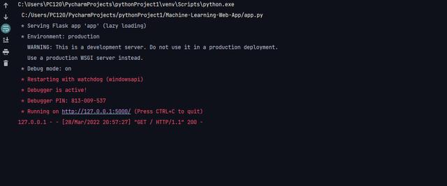 Python实现机器学习前后端页面的交互