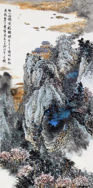 这幅精美的山水画有着幽雅的魅力和幽雅的意境插图
