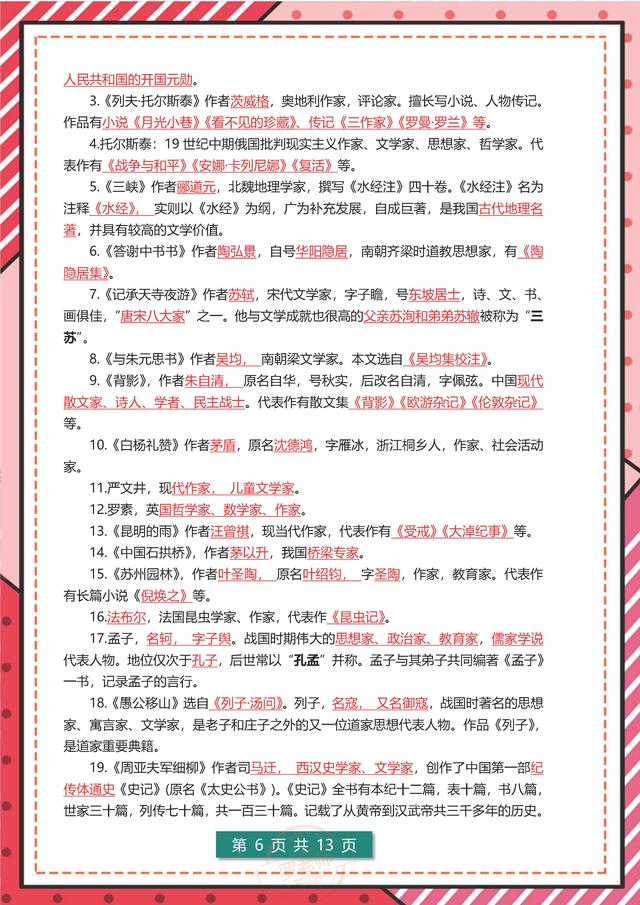 初二上册语文复习秘诀（熬了10夜我将初二上册）(7)