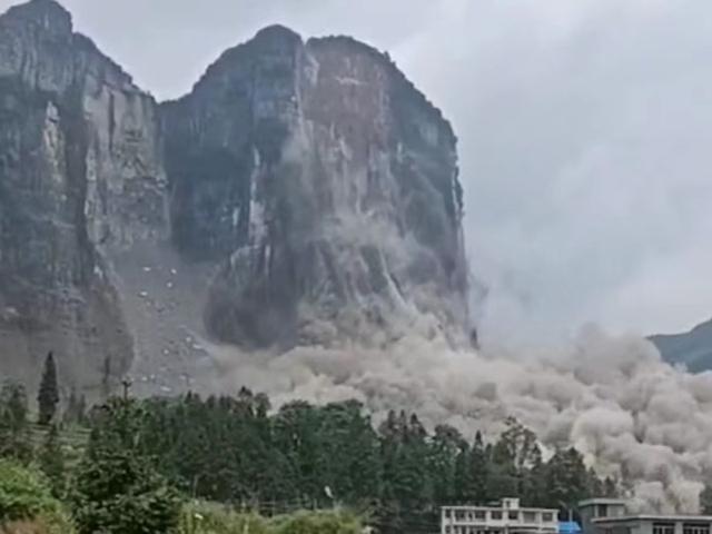 贵州一村镇发生山体滑坡，此次事故是人为的，还是自然形成的