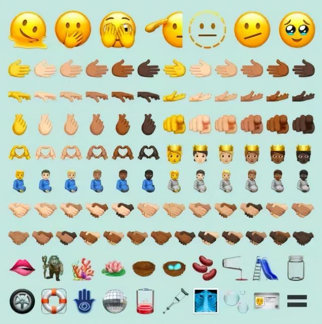 ios154新增男妈妈等表情符号ios142表情包