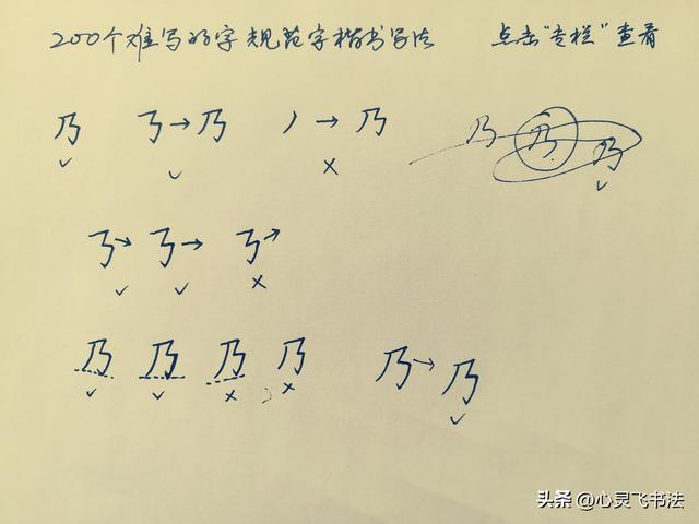 只要掌握这8个字就可写好字（很多人不会写这28个字）(6)