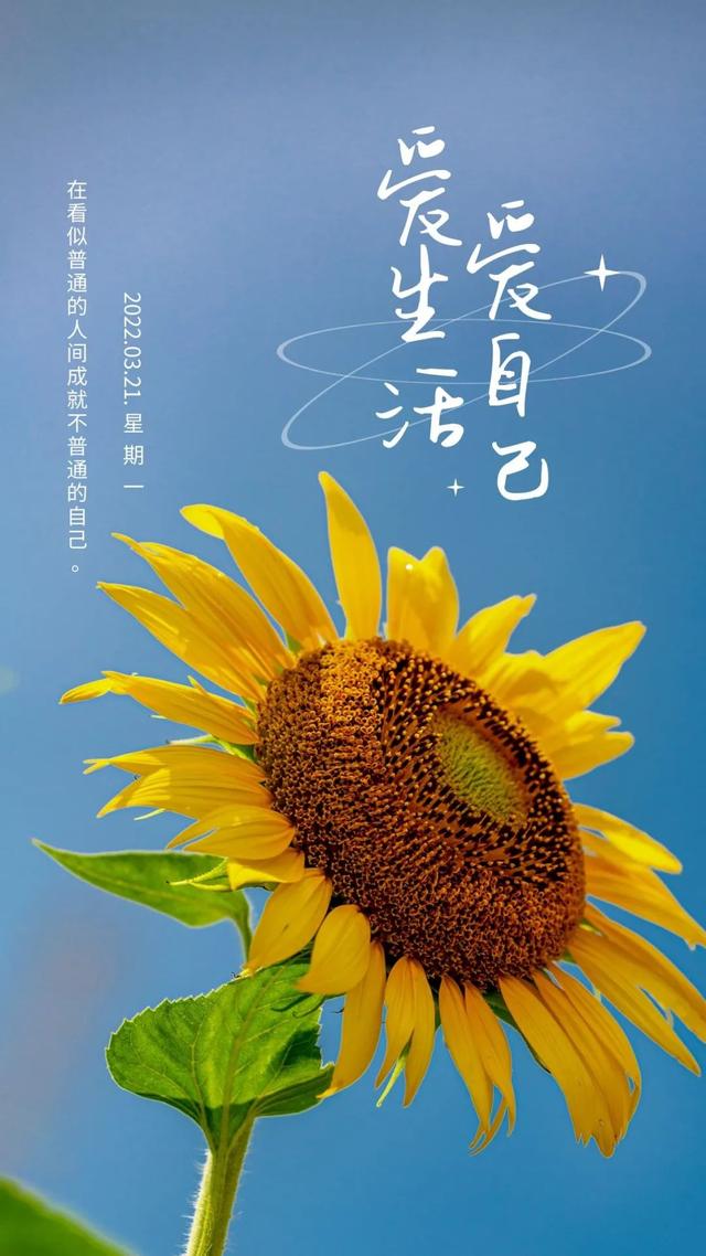 「2022.03.21」早安心语，最新正能量短句，阳春3月最美早安图片