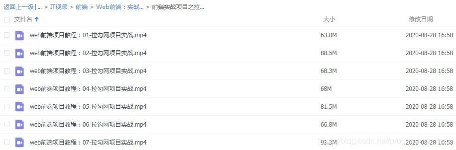 适合练手的10个前端实战项目（附视频➕源码）
