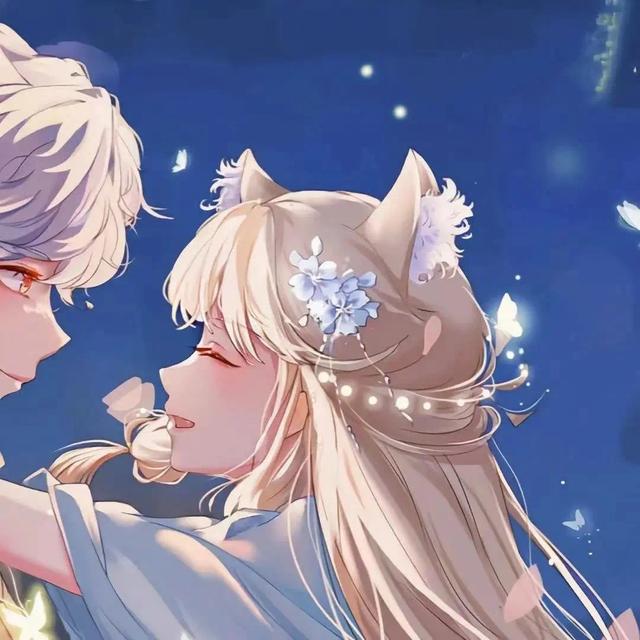 (ios优雅微商批量星标好友)火焰蓝消防情侣头像-站库网