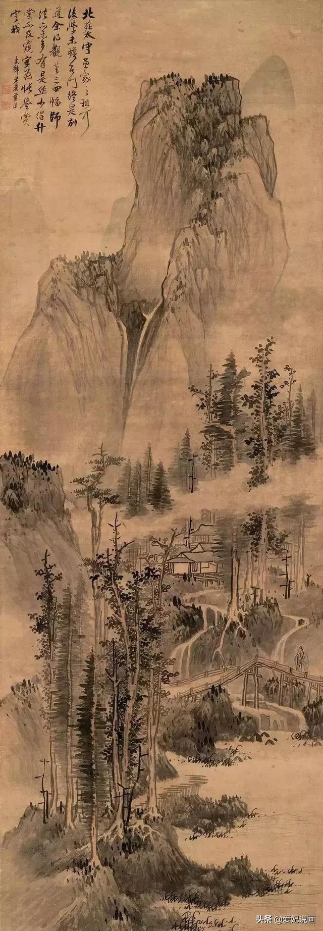 明朝著名画家兰英的风景画选集，请欣赏插图
