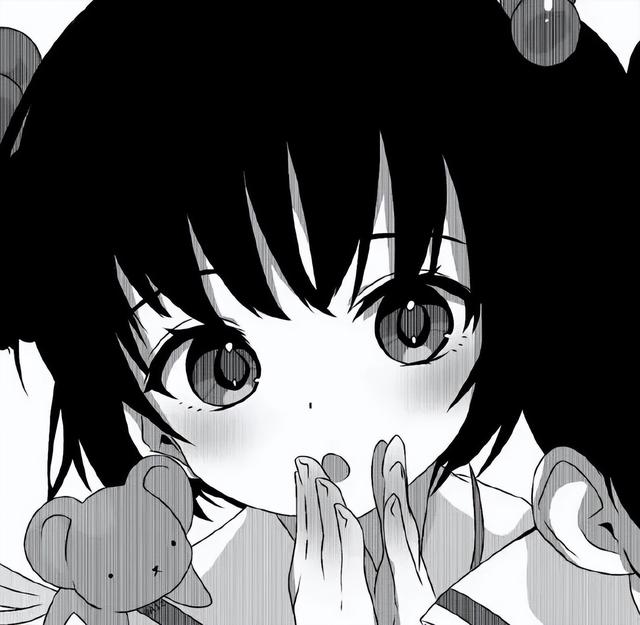 黑白风动漫头像,黑色系动漫风头像没对象的你就别用了吧
