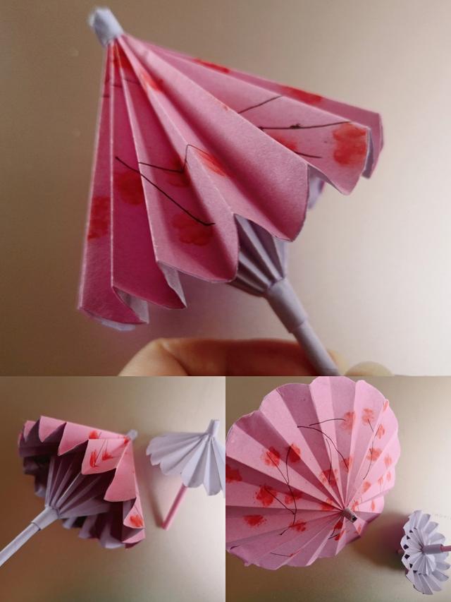 手工大全:国风满满的梅花伞,好看又好玩,简单几步就完成 - 创业资讯