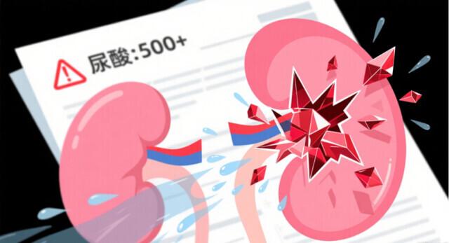 尿酸500+沒癥狀？你的腎臟可能正在被“玻璃渣”禍害！