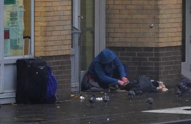 深秋寒意中的清晨 - 