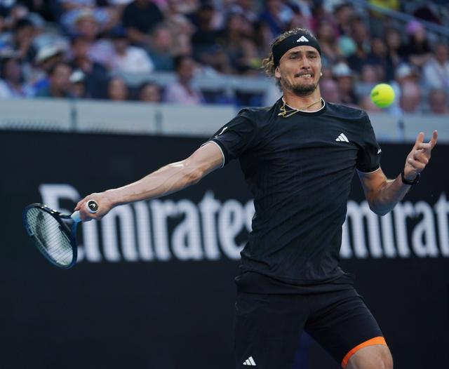 （體育）網球——澳網：茲韋列夫晉級男單第四輪 - 