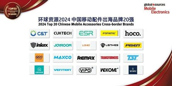 2024中国移动配件出海品牌20强揭晓，OBM出海开启新征程