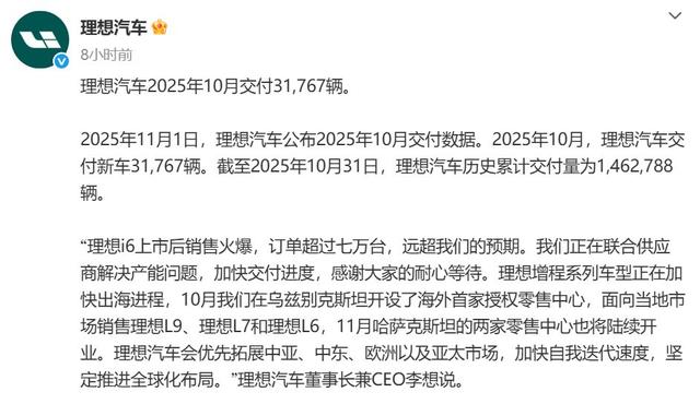 鴻蒙智行：10月交付新車超6.8萬台，創歷史新高！吉利汽車單月銷量超30萬台 - 