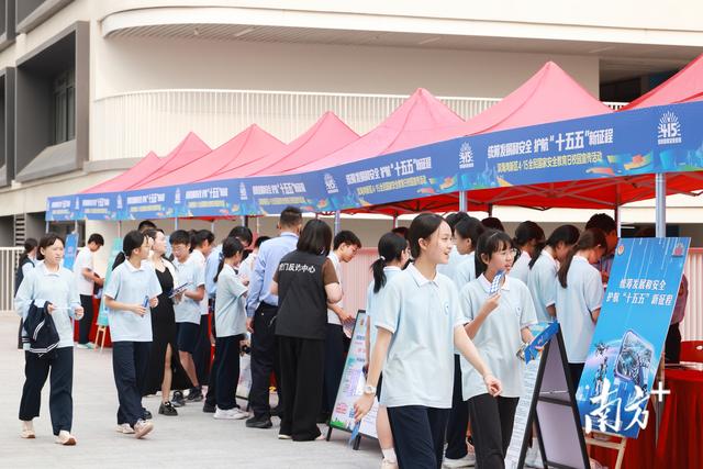 市集、晚會、競賽……濱海灣這場校園國安教育，學生們直呼“漲知識” - 