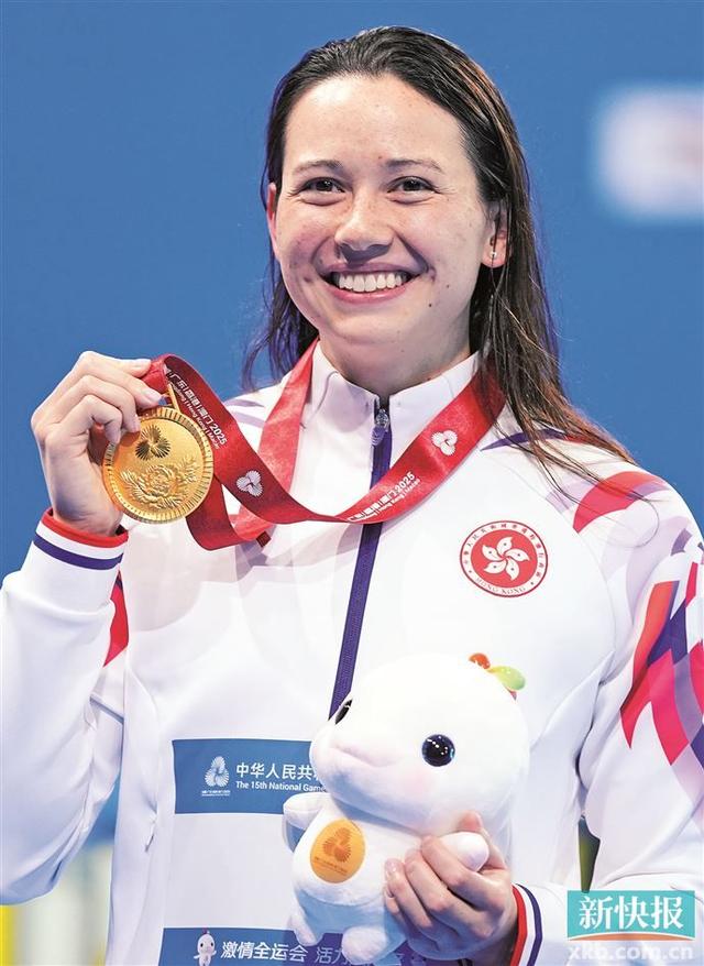 創造歷史！何詩蓓斬獲香港隊全運會游泳首金 - 