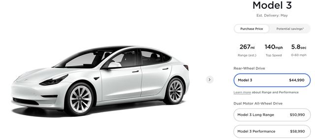 特斯拉将Model 3与Model Y全系列美国售价提高1000美元