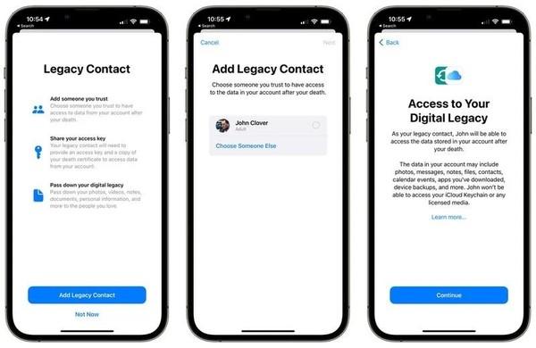 苹果推送iOS 15.2 beta 2系统“数字遗产”计划正式上线