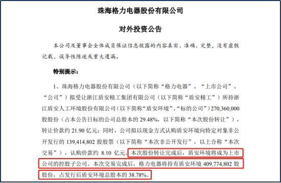 格力再下一城！“落子”盾安环境，格力牌新能源车真要来了？