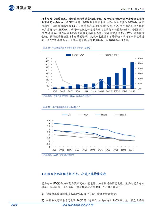 欣旺达：锂威迅速放量，动力电池开启新的成长曲线