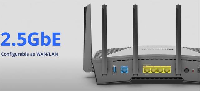 群晖发布RT6600ax无线路由器 支持5.9GHz UNII-4规范