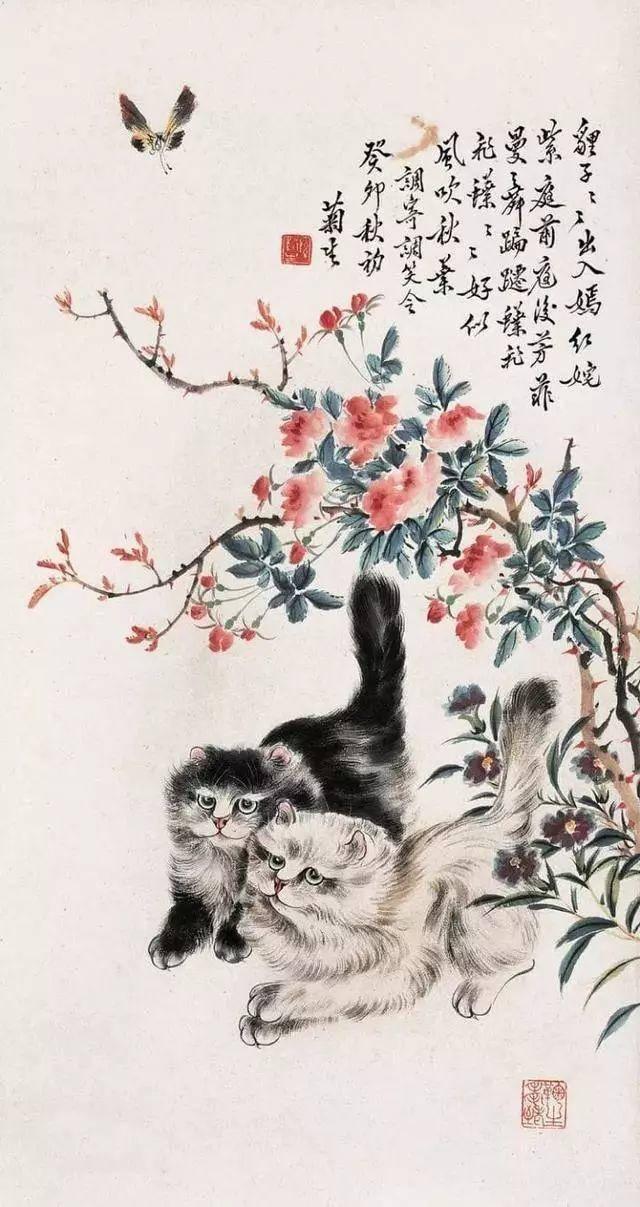 鉴赏丨看四大国画名家笔下的猫