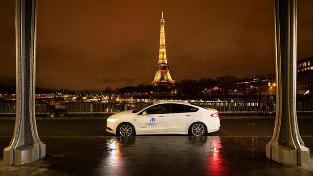 底特律新能源汽车，Mobileye 自动驾驶出租车巴黎试运行