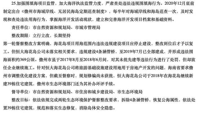 恒大海花岛39栋楼被勒令拆除背后：此前多次被处罚，相关部门仍为其补办环评手续