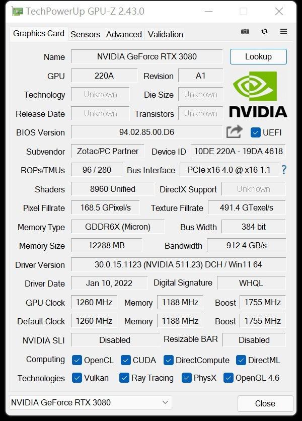 「有料评测」索泰RTX3080 12G PGF评测 精妙绝伦的刀法