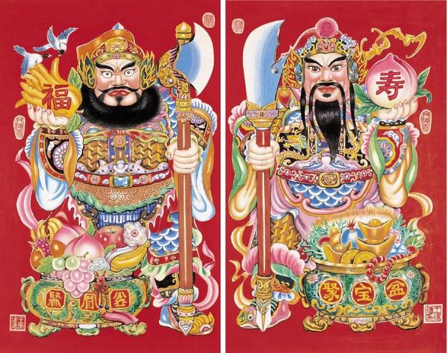 福,寿门神张飞,关羽门神钟馗门神流传最广的尉迟恭,秦叔宝门神尉迟