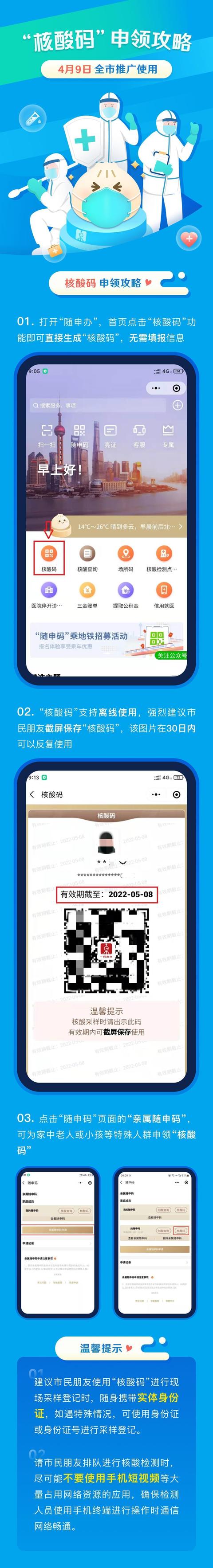 9日全上海推广使用“核酸码”这份申领攻略一定要看