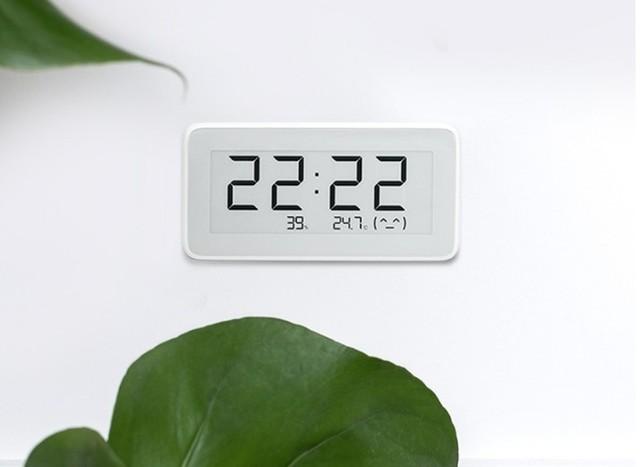 小米墨水屏电子表温湿度计77.99元