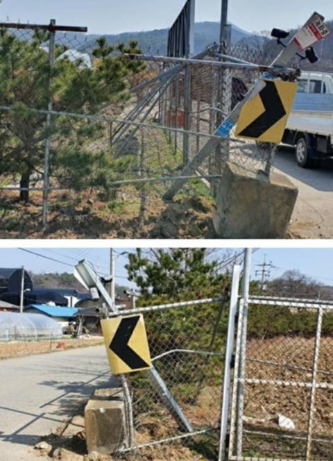 驻韩美军车辆撞烂民宅围栏后跑路 受害人崩溃：10年了一直这样