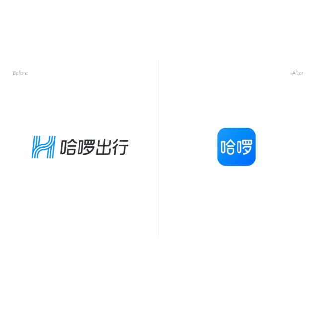 哈啰出行更换新logo