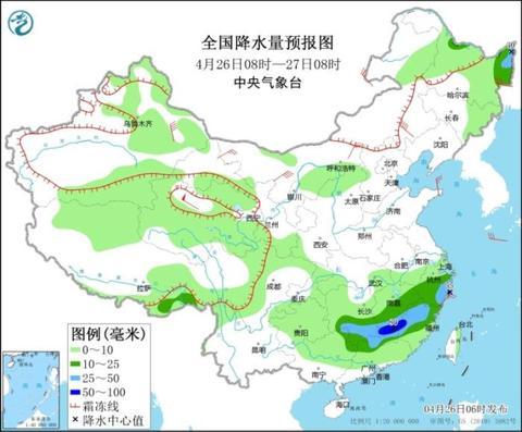 江西湖南等地仍有较强降雨 冷空气继续影响我国东部地区