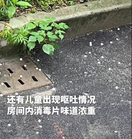道歉了！上海浦东北蔡一小区大量投放消毒片，居民身体不适！通报来了