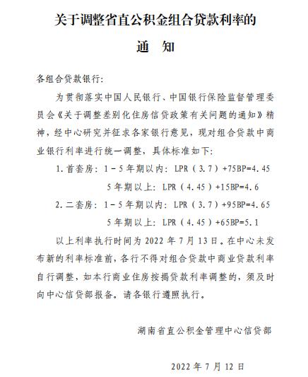 长沙银行组合贷款利率「公积金贷款月供怎么扣」