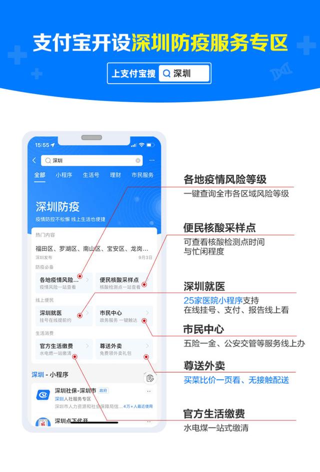支付宝核酸检测上门服务「深圳怎么查询核酸检测结果」