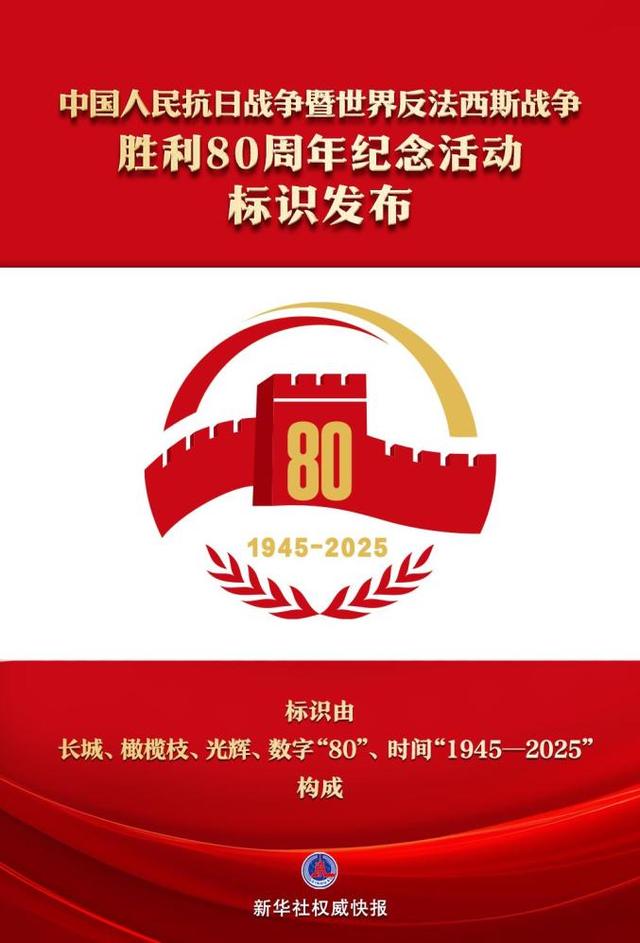 抗戰勝利80周年紀念活動標識發布 - 天天要聞
