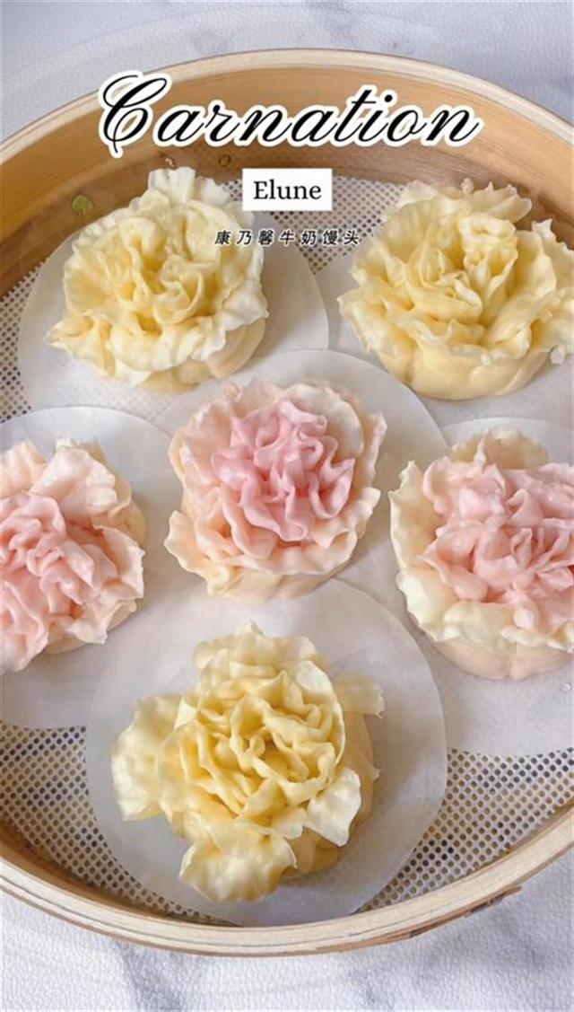 女子做「康乃馨饅頭」送媽媽獲上萬點贊，本人發聲：大家都可以試試 - 天天要聞